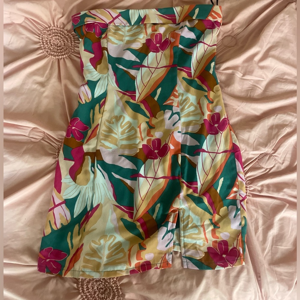 Floral mini dress